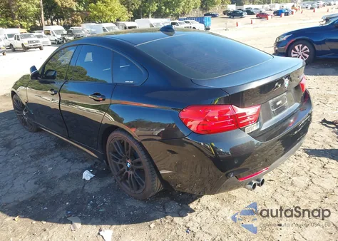 2017 BMW 430I Gran Coupe from USA, damaged, VIN WBA4F7C56HG438375